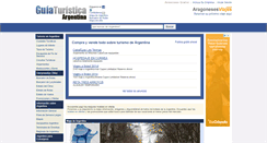 Desktop Screenshot of guiaturisticaargentina.com